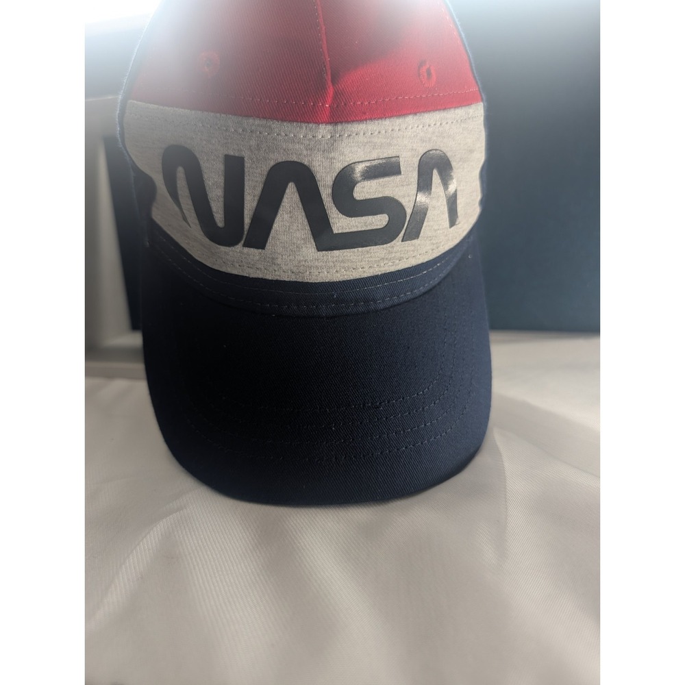 Buzz Aldrin NASA Youth Snapback Hat Cap Red White Blue Astronaut Space